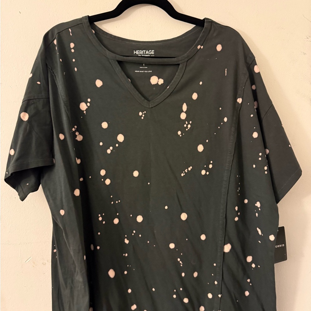 Torrid Oversized V Neck T-Shirt